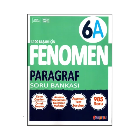 Fenomen 6. Sınıf Paragraf Soru Bankası (A)