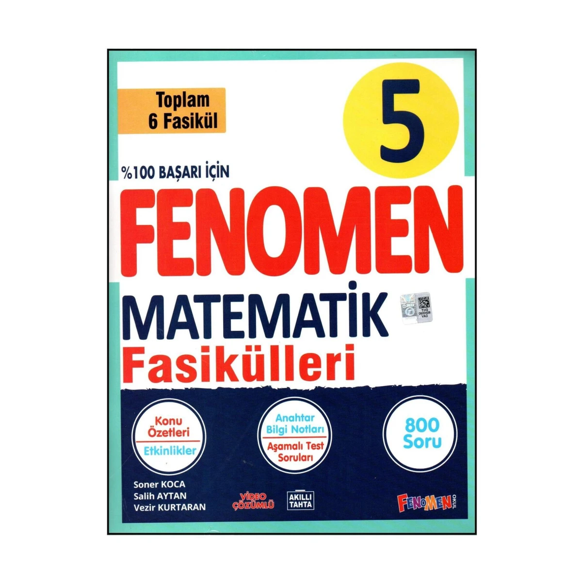 Fenomen 5. Sınıf Matematik Konu Özetli Soru Bankası Fasikülleri 6 Fasikül