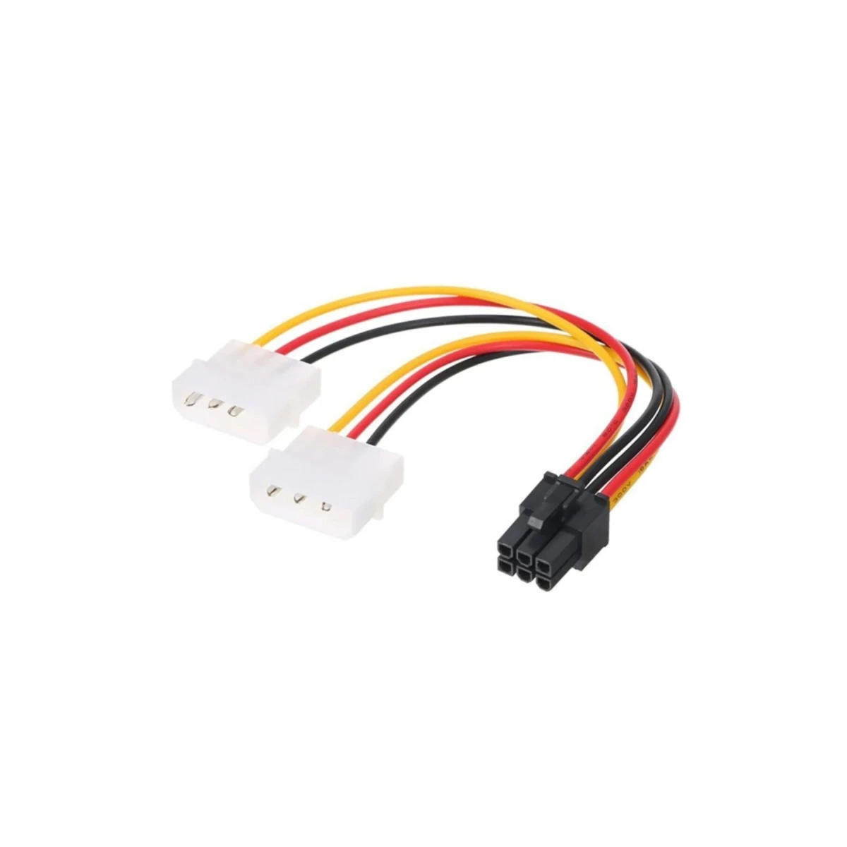 6 Pin To 2x4 Molex Pcı-express Pcıe Ekran Kartı Power Kablosu