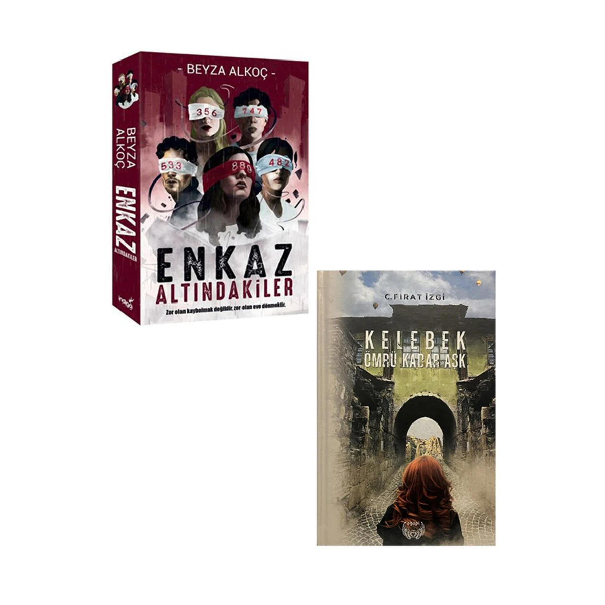 CİLTSİZ ENKAZ ALTINDAKİLER VE KELEBEK ÖMRÜ KADAR AŞK KİTAP SETİ